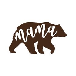 mama grizzly bear mother day svg