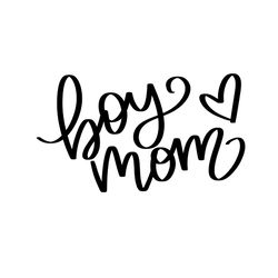boy mom love mother day clipart svg