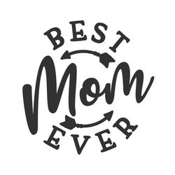 best mom ever mother day arrow wreath svg