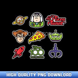 disney 100 and pixaru2019s toy story stickers d100 - bespoke sublimation digital files