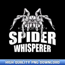 spider whisperer vintage halloween tarantula spider gift - handpicked sublimation png selection