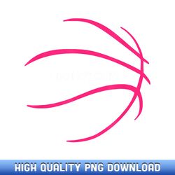 basketball silhouette basketball lover women girls graphic - professional grade sublimation pngs
