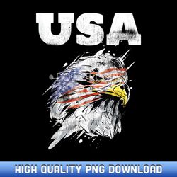 vintage american flag bald eagle - usa