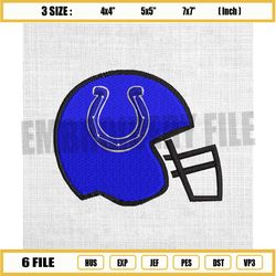 indianapolis colts sport helmet logo embroidery
