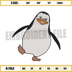 private madagascar penguin embroidery