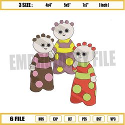 in the night garden trio tombiliboos embroidery png