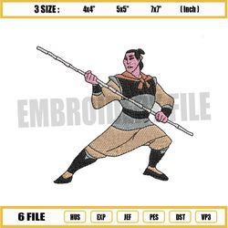 disney general li shang embroidery