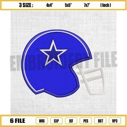 dallas cowboys star helmet embroidery