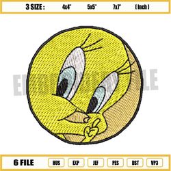 shh tweety bird embroidery