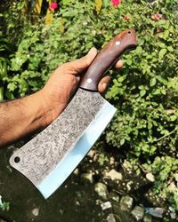 hand forged cleaver knife meat slicing cleaver vegetables gifts bbq cleaver birt