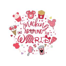 valentines day snacking around the world svg