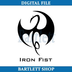 avengers superhero iron fist logo svg