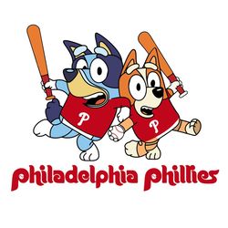 bluey philadelphia phillies baseball