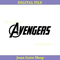 marvel avengers logo svg cut file