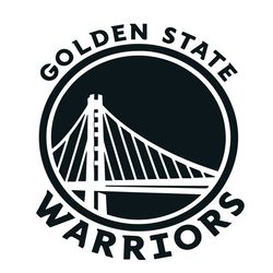 golden state warriors black and white logo silhouette, nfl svg, super bowl, super bowl svg, nfl football