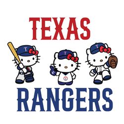 hello kitty texas rangers baseball