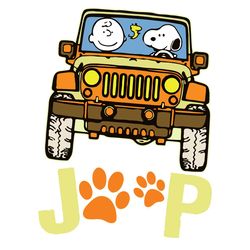 charlie brown and snoopy in jeep svg, jeep car svg, snoopy and charlie drive jeep svg, cartoon dog svg,nfl svg, football