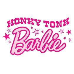 honky tonk barbie svg digital cricut file