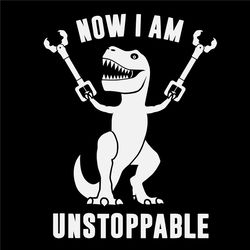 now i am unstoppable svg, trending svg, dinosaur svg, t rex dinosaur svg, engineer dinosaur svgpixelcentrix