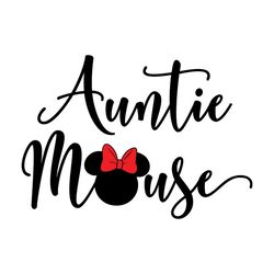 auntie minnie mouse svg
