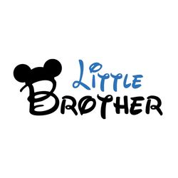 little brother mickey mouse svg