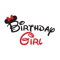 birthday girl minnie mouse svg