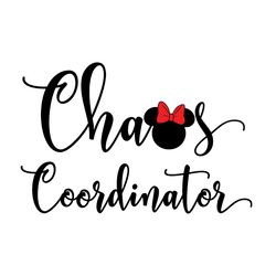 chaos coordinator minnie mouse svg