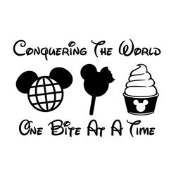 conquering the world one bite at a time svg