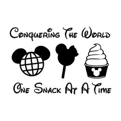 conquering the world one snack at a time svg