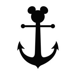 mickey mouse anchor svg