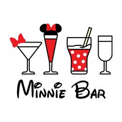 disney minnie mouse bar svg
