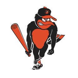 baltimore orioles mascot logo 2 svg, mlb svg, eps, dxf, png, digital file for cut