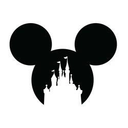 mickey mouse magic kingdom svg