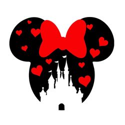 minnie mouse love magic kingdom svg