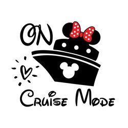 on disney cruise mode minnie mouse svg