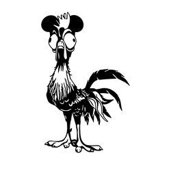 moana hei hei chicken svg