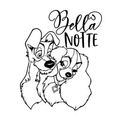 bella notte lady and the tramp svg