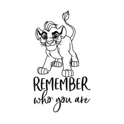 simba remember who you are svg