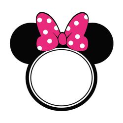 bowtoons minnie mouse head svg