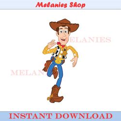cowboys woody from toy story cartoon svg vector