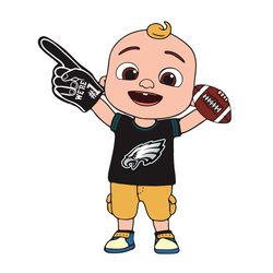 baby jj cocomelon philadelphia eagles cricut