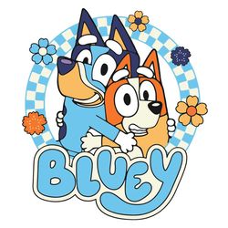 bluey bingo checkered svg, bluey cartoon svg, bluey birthday decoration svg, bingo svg