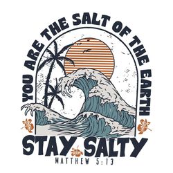 stay salty you are the salt of the earth svg cricut file
