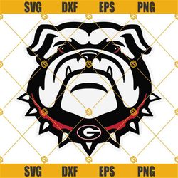 georgia bulldog svg png dxf eps cut files vector clipart cricut silhouette