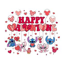happy valentine png, valentines day png, valentines mouse balloons png, cute valentines png, xoxo valentines png