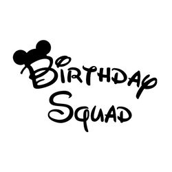 birthday squad mickey mouse svg