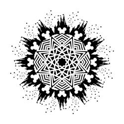 mandala pattern mickey mouse svg