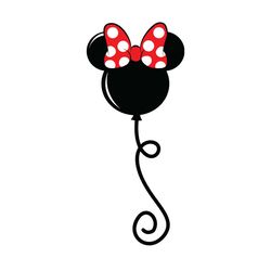 minnie mouse ears balloon svg