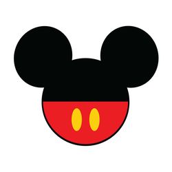 mickey mouse head mickey pants svg