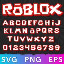 roblox alphabet svg, roblox font cricut file, roblox font 3d, roblox font svg, roblox layered font svg, roblox alphabet